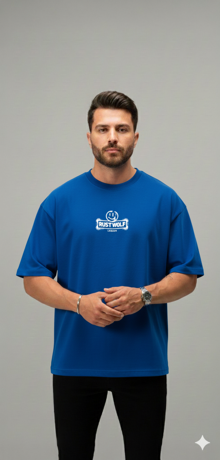 Royal blue rust wolf