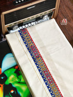 GOLDEN KASAVU LIMITED EDITION PREMIUM DOUBLE COTTON DHOTI RWL011