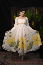 Kanikonna Handpainted Umbrella Cut Dress