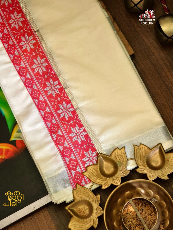 GOLDEN KASAVU LIMITED EDITION PREMIUM DOUBLE COTTON DHOTI RWL007