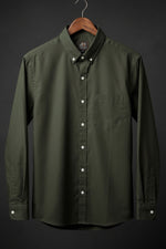 SOLID COLOUR SHIRT - GREEN