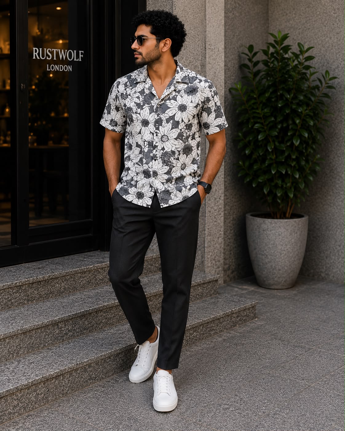Floral Greyscale