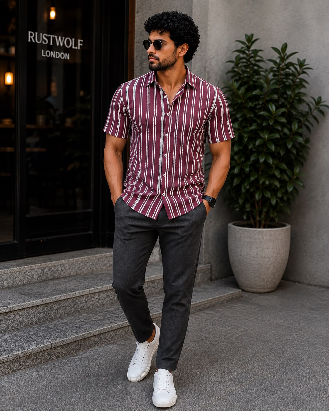 Merlot Stripe