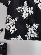 Black floral Printed Shirt