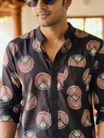 Designer Premium Shirt+ Double kasavu Dhoti Combo RWL039