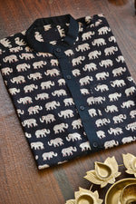 Designer Premium Shirt+Single Cotton Dhoti Combo RWL027