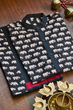 Designer Premium Shirt+Single Cotton Dhoti Combo RWL027