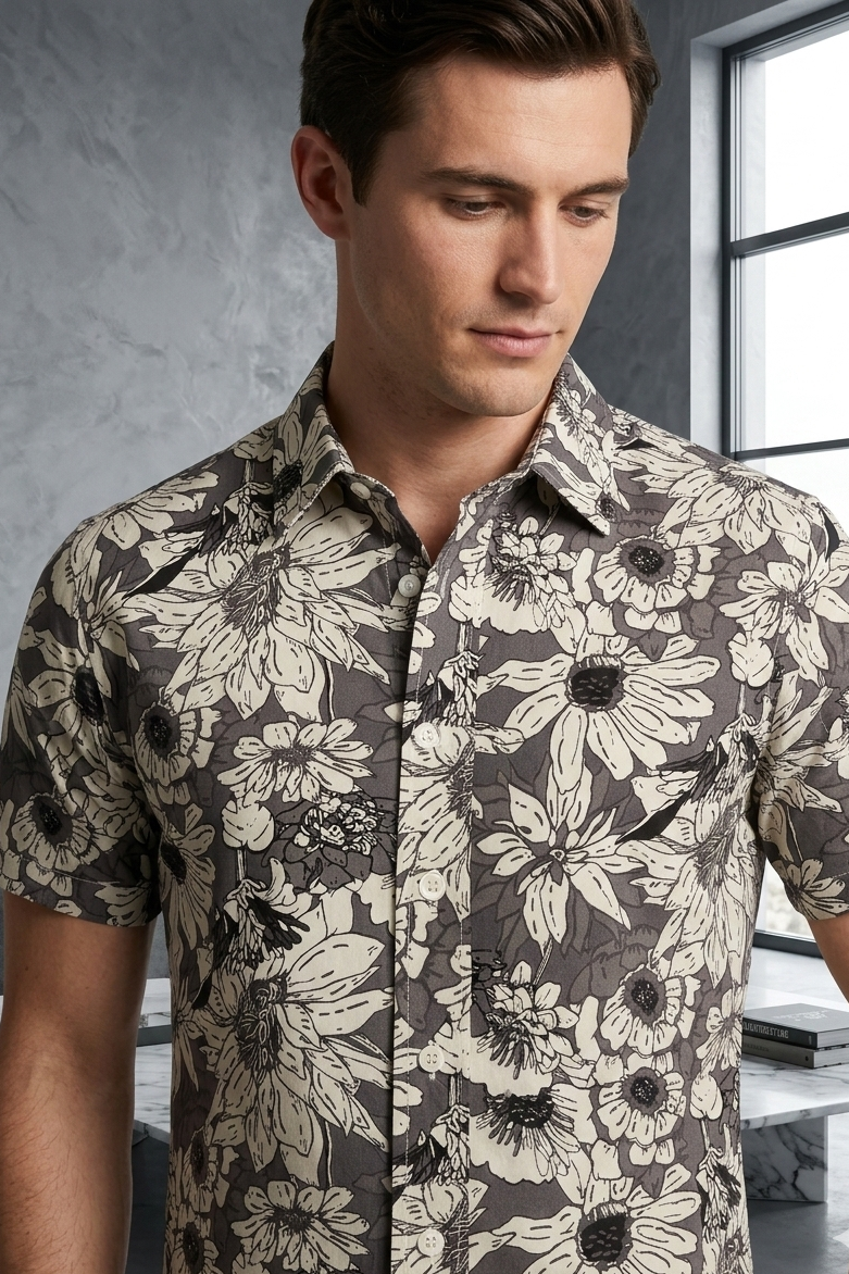 Floral Greyscale