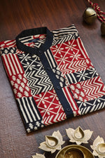 Designer Premium Shirt+Single Cotton Dhoti Combo RWL026