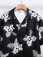 Black floral Printed Shirt