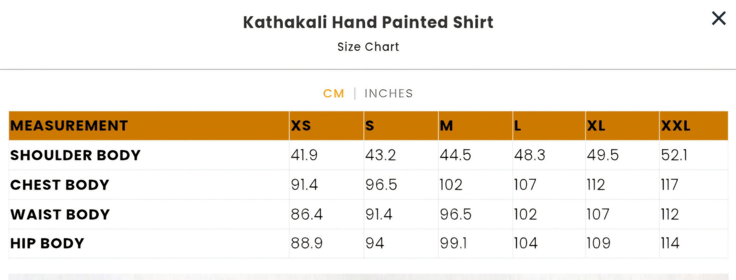 Kathakali Hand Painted Shirt