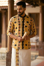 Designer Premium Shirt+ Double kasavu Dhoti Combo RWL031