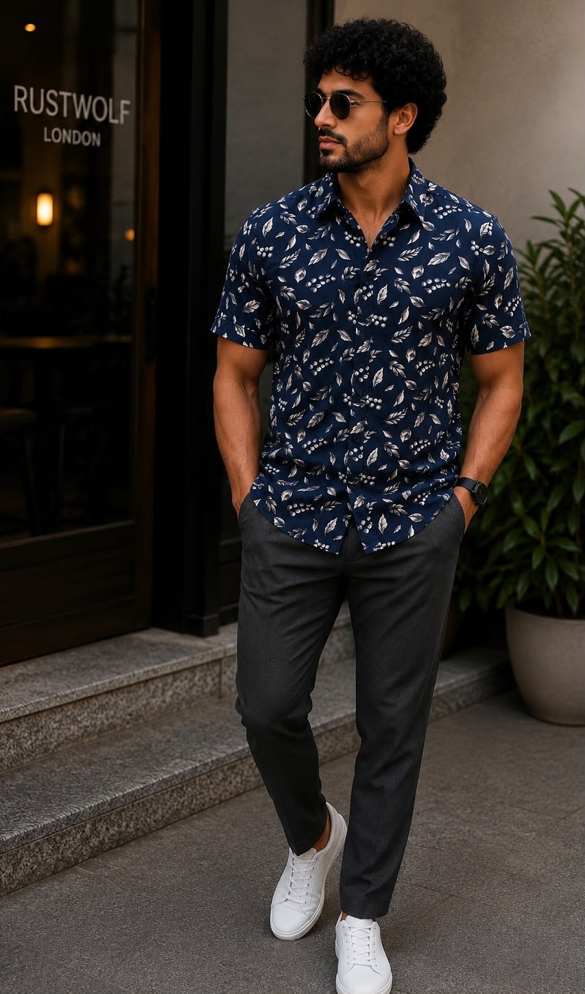 Navy Botanica